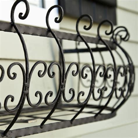 Scrolled Metal Window Box 